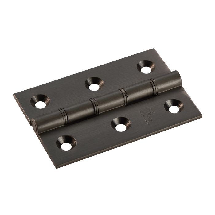 PBW Washered  Matt Bronze Hinge - 101 x 75 x 3mm